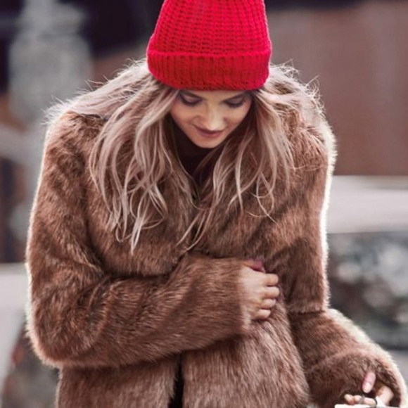 Abercrombie & Fitch Jackets & Blazers - **SOLD**Abercrombie & Fitch faux fur jacket